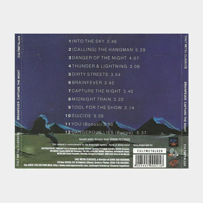 CD Brainfever - Capture The Night