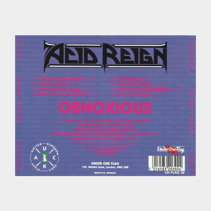 CD Acid Reign - Obnoxious