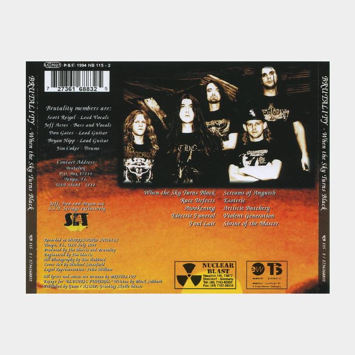 CD Brutality - When The Sky Turns Black