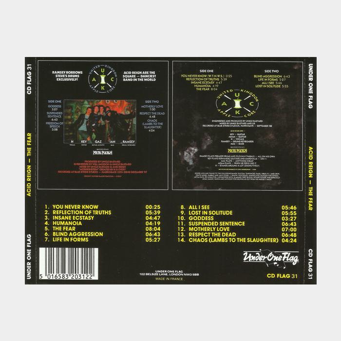 CD Acid Reign - The Fear