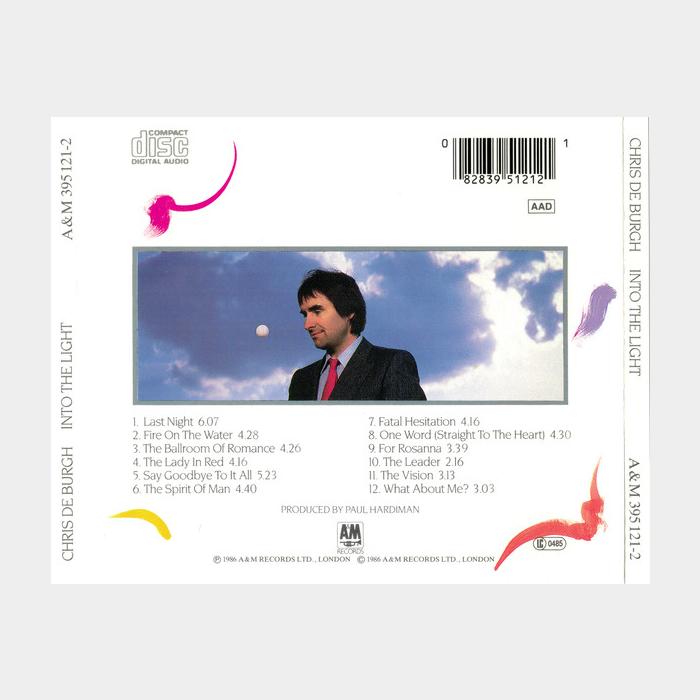 CD Chris De Burgh - Into The Light