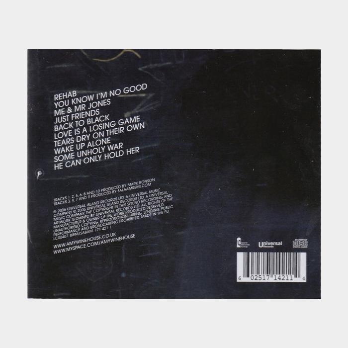 CD Amy Winehouse - Back To Black