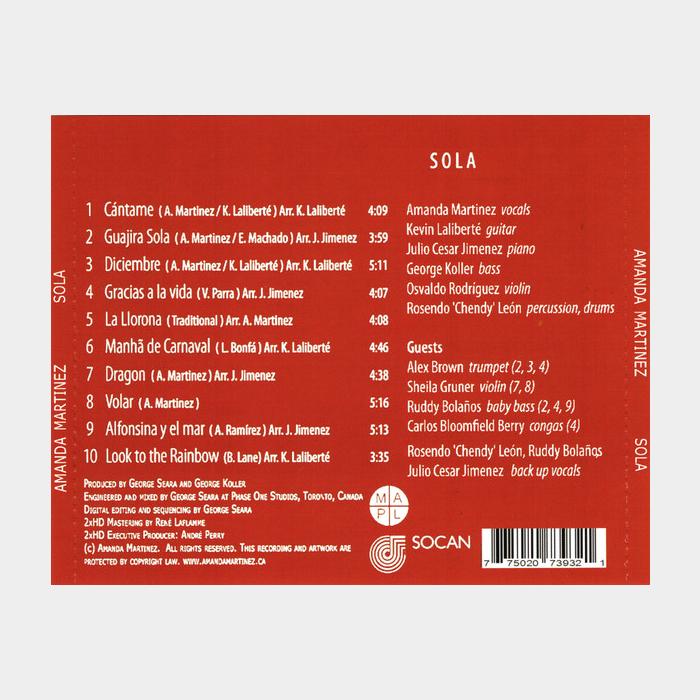 CD Amanda Martinez - Sola