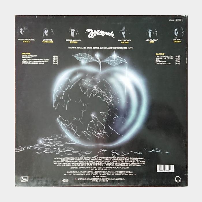 Whitesnake - Come An' Get It (ex/ex)