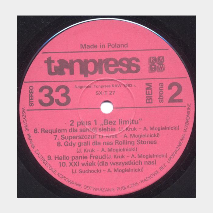 2 Plus 1 - Bez Limitu (ex+/ex)