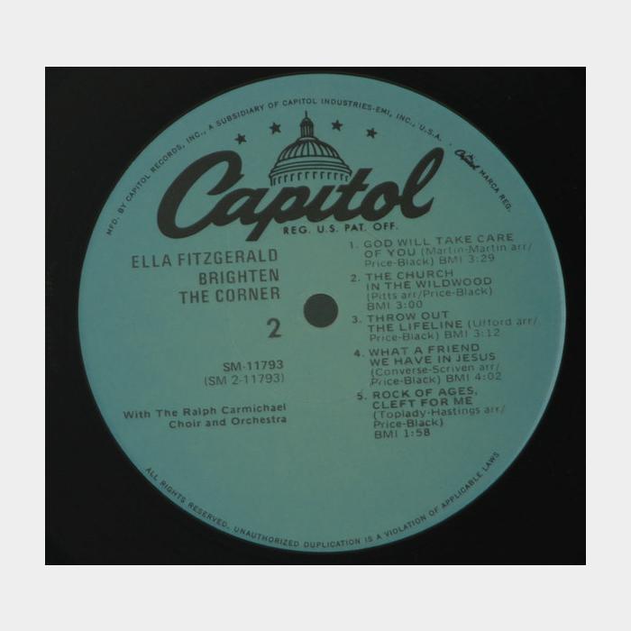 Ella Fitzgerald - Brighten The Corner (ex+/ex+)