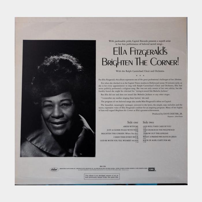 Ella Fitzgerald - Brighten The Corner (ex+/ex+)