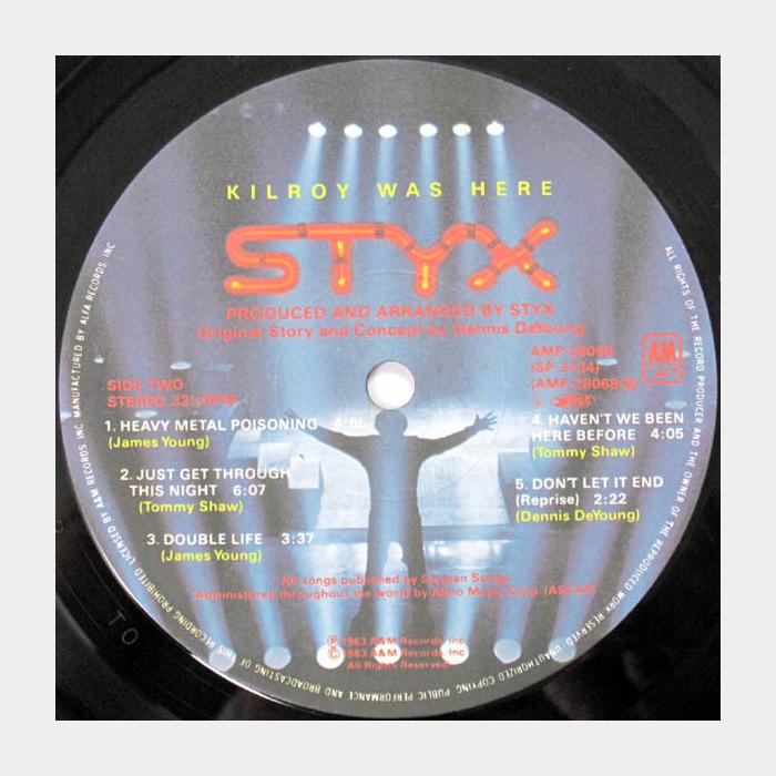 Styx - Kilroy Was Here (ex+/ex+)