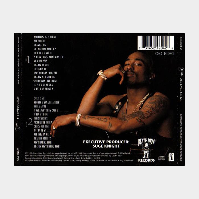 CD 2Pac -  All Eyez On Me 2CD