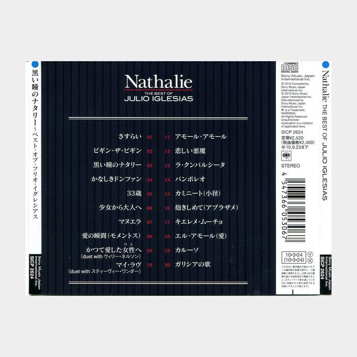 CD Julio Iglesias - Nathalie. The Best Of