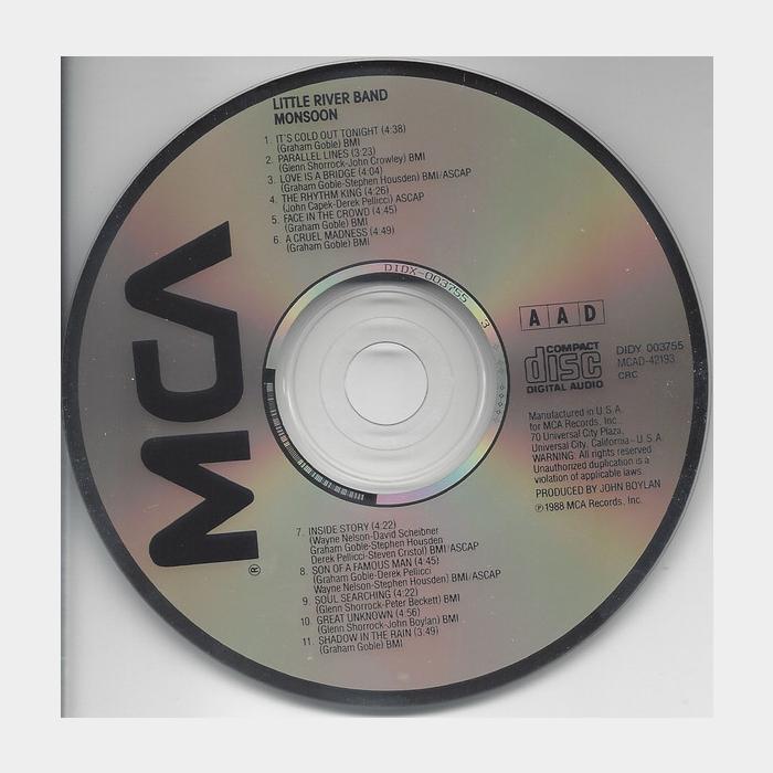 CD Little River Band - Monsoon