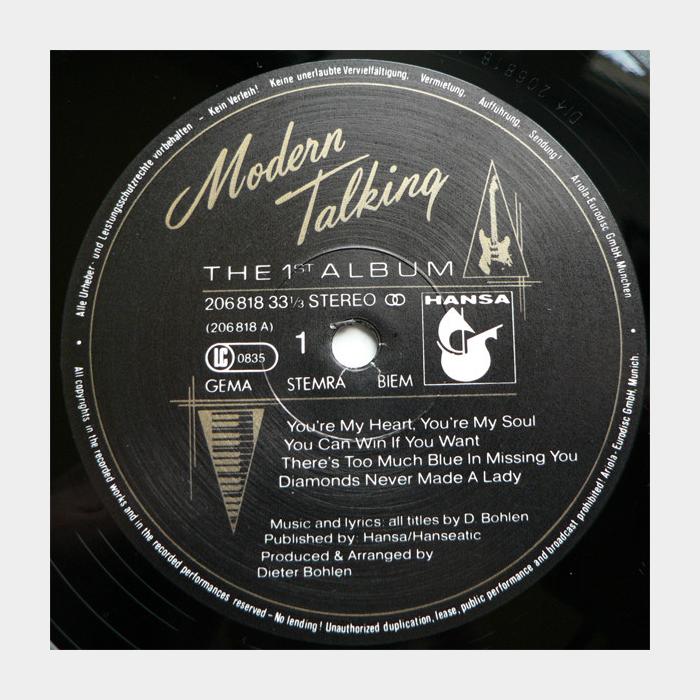 Modern Talking - The 1st Album (ex+/ex+)