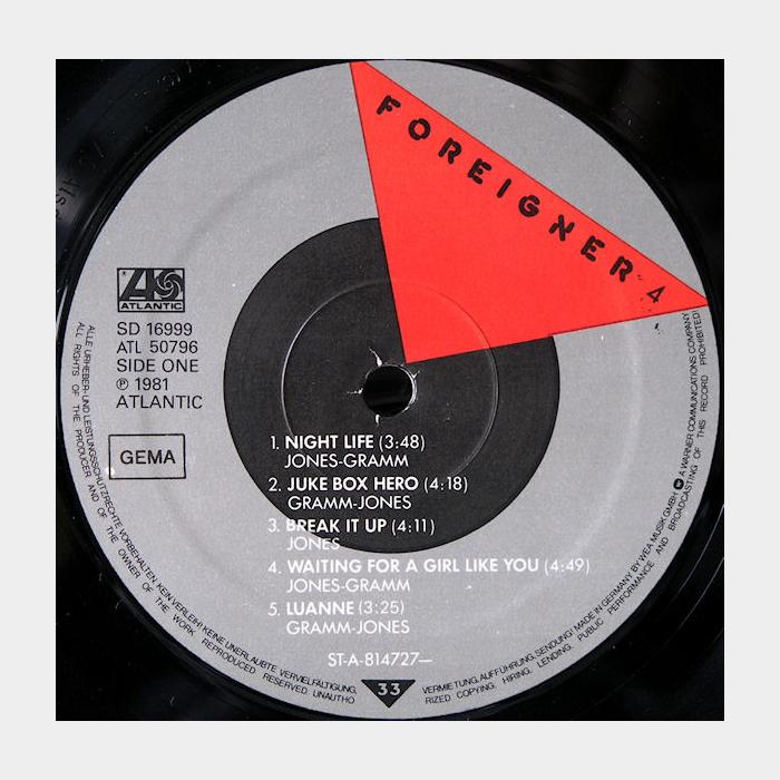 Foreigner - 4 (ex/ex)