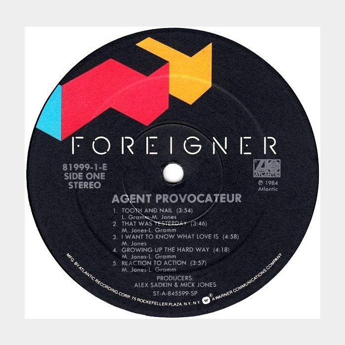 Foreigner - Agent Provocateur (ex+/ex+)