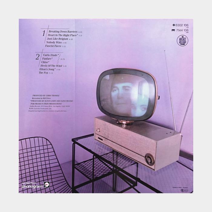 Elton John - The Fox (ex+/ex)