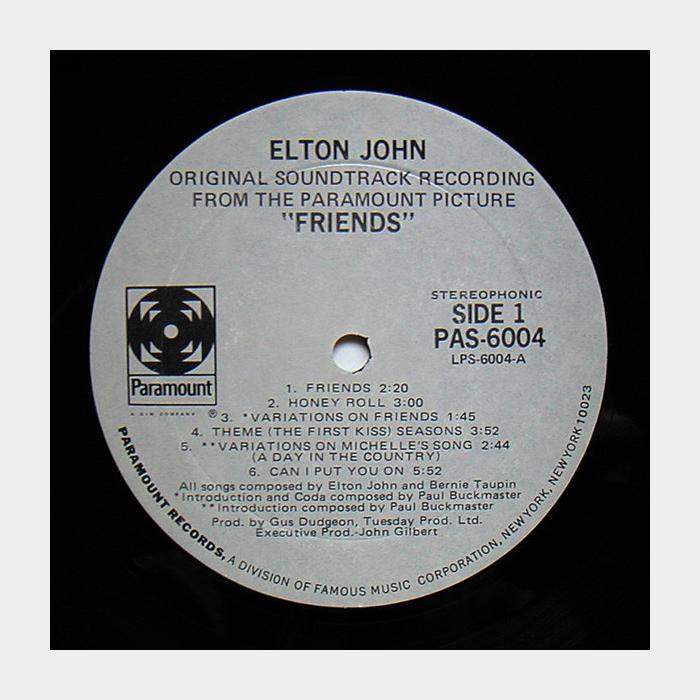 Elton John - OST Friends (ex+/ex)
