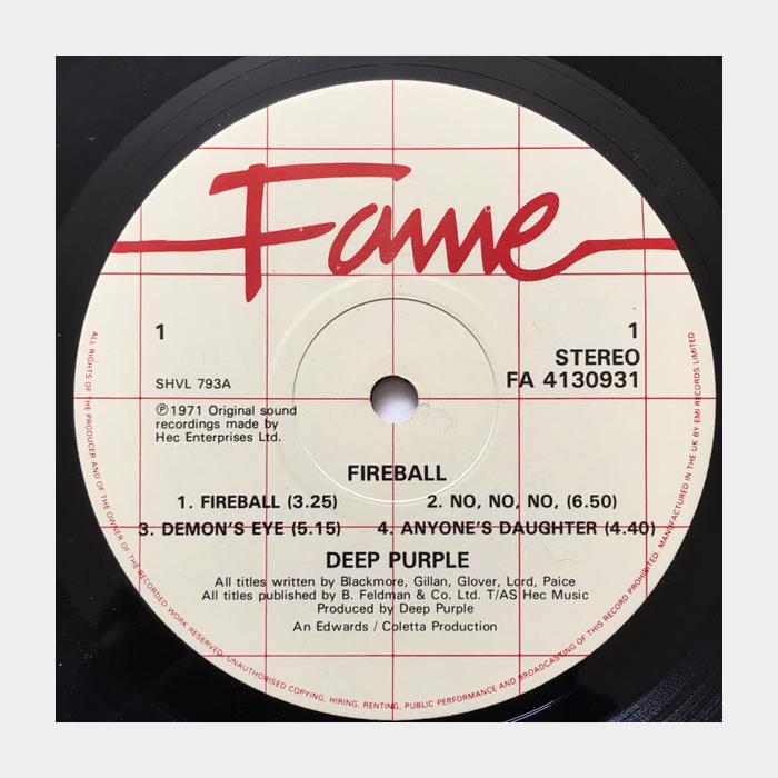 Deep Purple - Fireball (ex/ex)