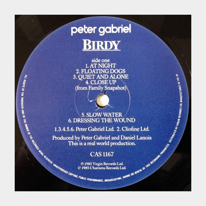 Peter Gabriel - Birdy (ex+/ex+)