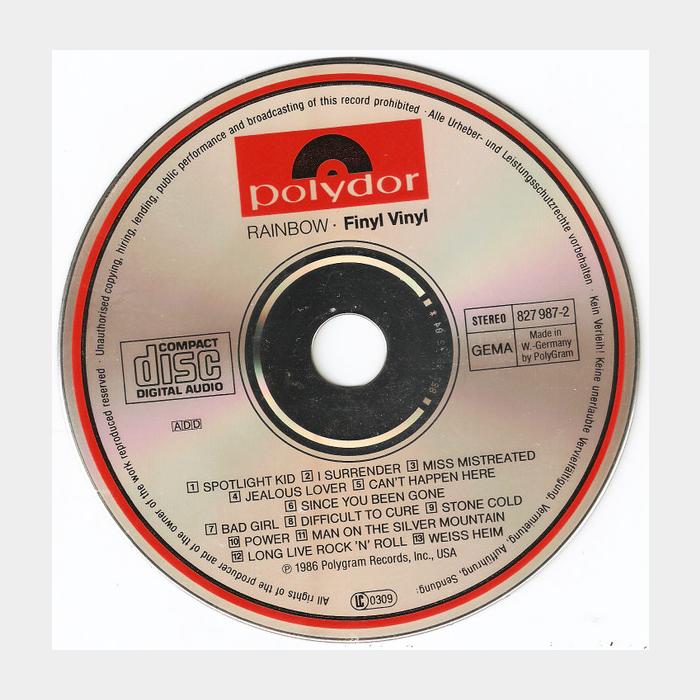 CD Rainbow - Finyl Vinyl