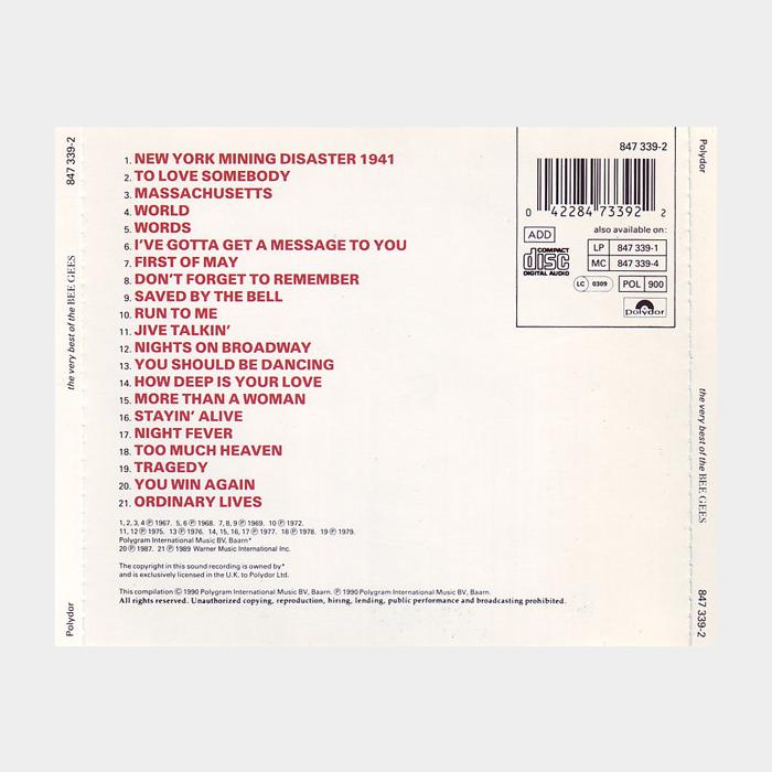 CD Bee Gees - The Very Best