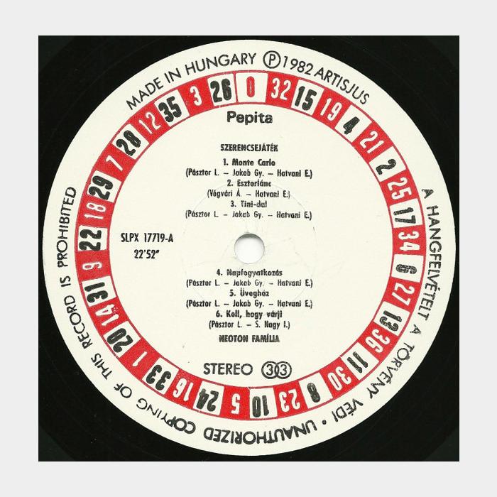 Neoton Família – Szerencsejatek (ex+/ex)