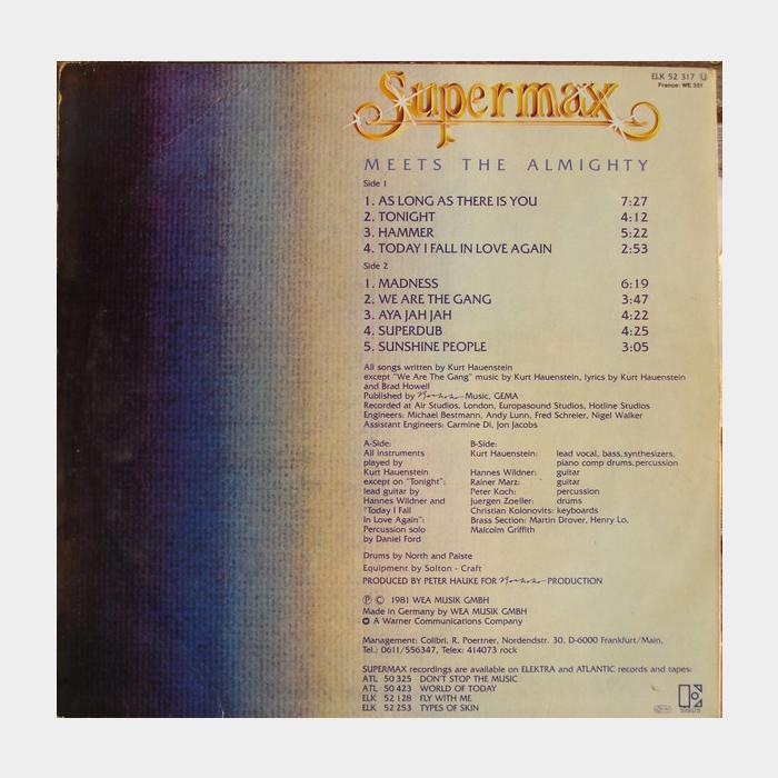 Supermax - Meets the Almighty (ex+/ex)