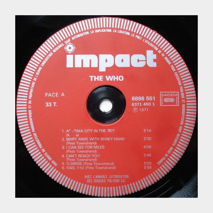 Who - The Who (ex+/ex-)