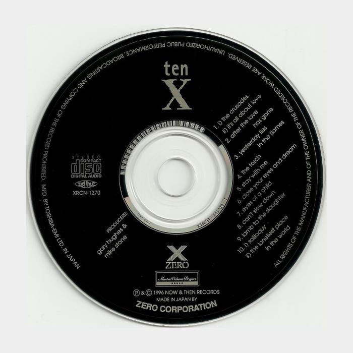 CD Ten - X (ex+/ex, obi)