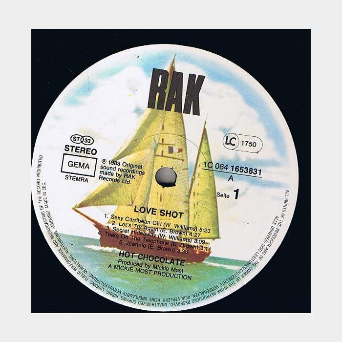 Hot Chocolate - Love Shot (ex+/ex+)