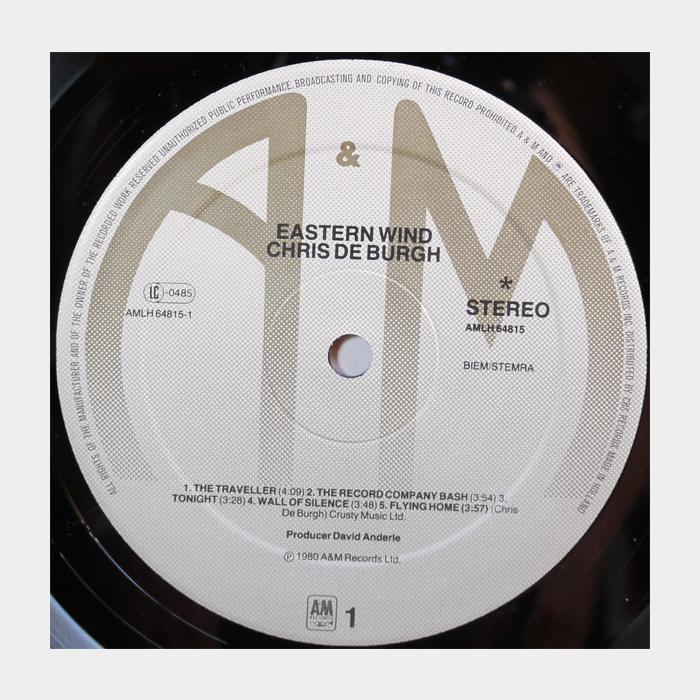 Chris De Burgh - Eastern Wind (ex+/ex)