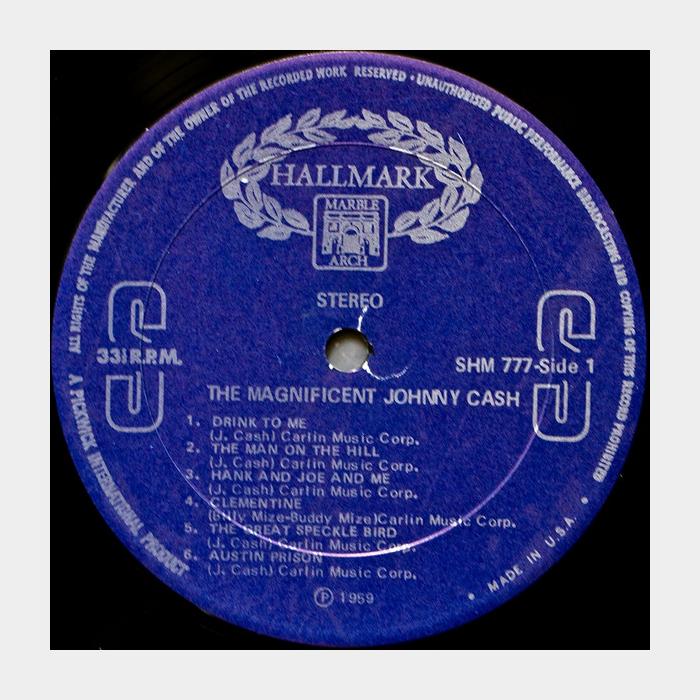 Johnny Cash - The Magnificent (ex/ex-, волна)