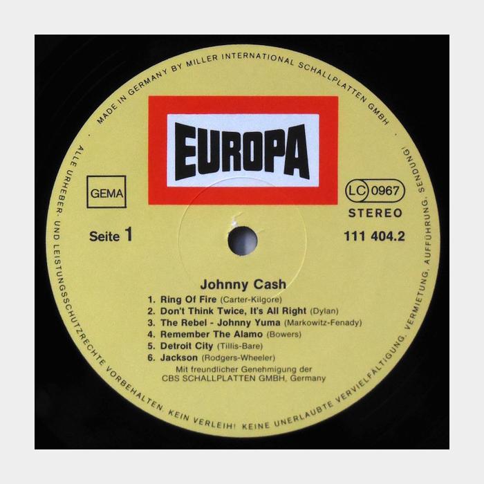 Johnny Cash - Johnny Cash (ex+/ex)