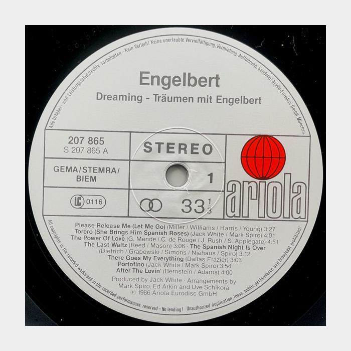 Engelbert Humperdinck - Träumen Mit Engelbert (ex/ex)
