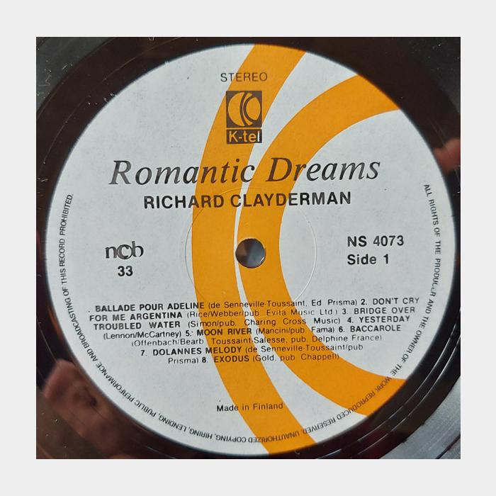 Richard Clayderman - Romantic Dreams (ex/ex-, замазка)