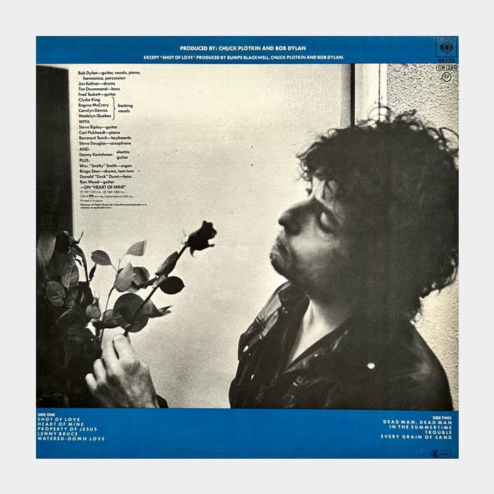 Bob Dylan - Shot Of Love (ex+/ex-)