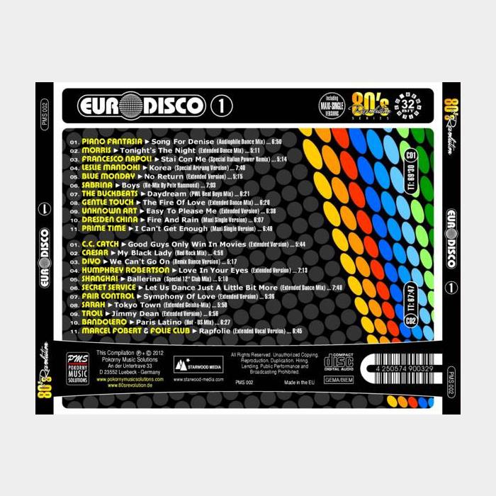 CD VA - Eurodisco Vol.1 2CD