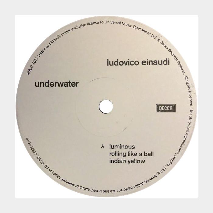 Ludovico Einaudi - Underwater 2LP (sealed, 180g)