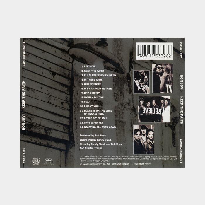 CD Bon Jovi - Keep The Faith (ex+/ex+)