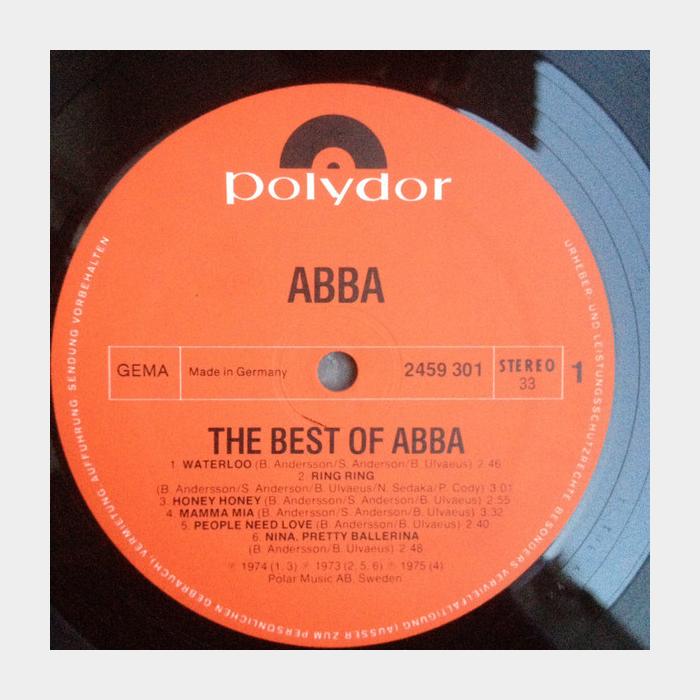 ABBA - The Very Best Of (ex/ex, играет на ex+)