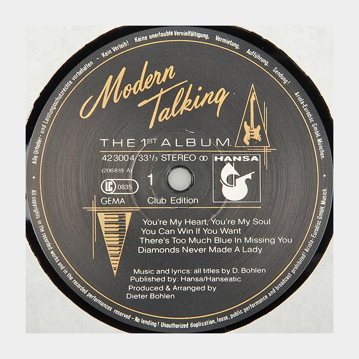 Modern Talking - The 1st Album (ex+/ex)