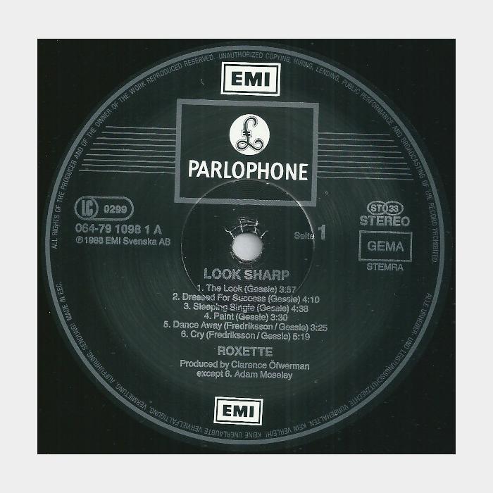 Roxette - Look Sharp! (ex+/ex+)