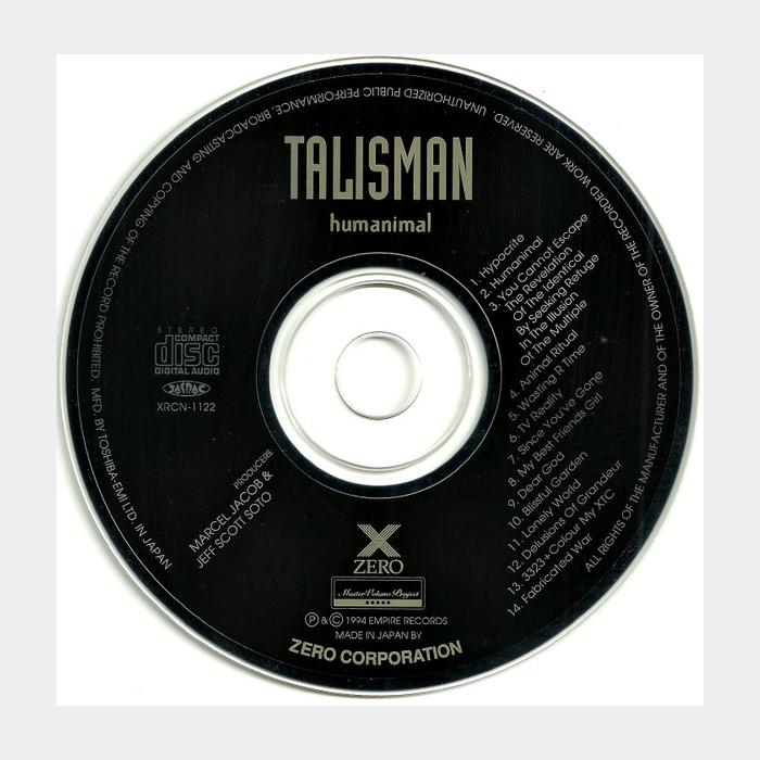 CD Talisman - Humanimal (ex+/ex)