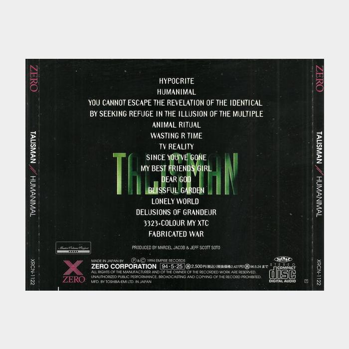 CD Talisman - Humanimal (ex+/ex)