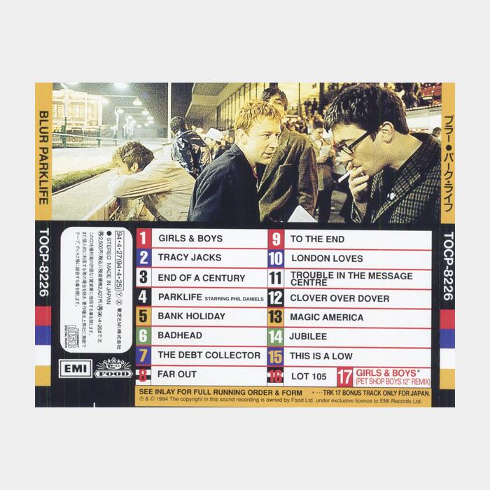 CD Blur - Parklife (ex+/ex, obi)