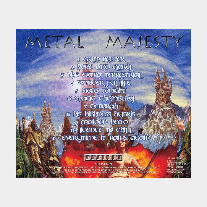 CD Metal Majesty – Metal Majesty (ex+/ex, obi)