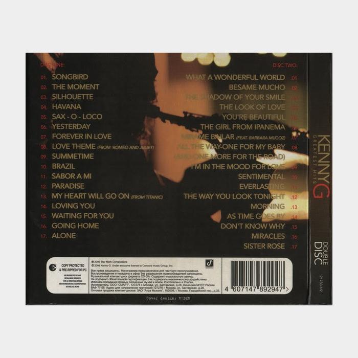 CD Kenny G - Greatest Hits 2CD