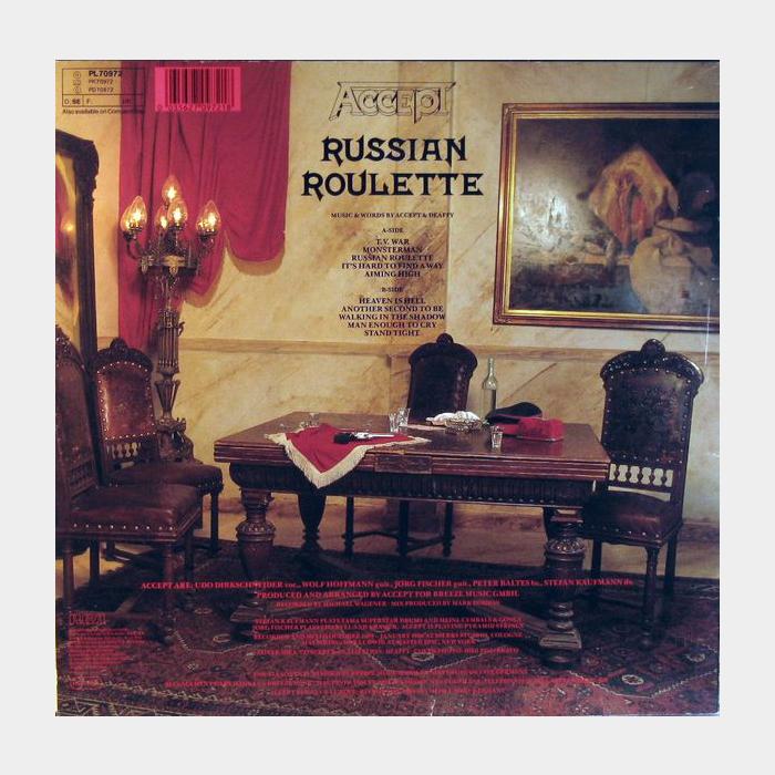 Accept - Russian Roulette (sealed, 180g)