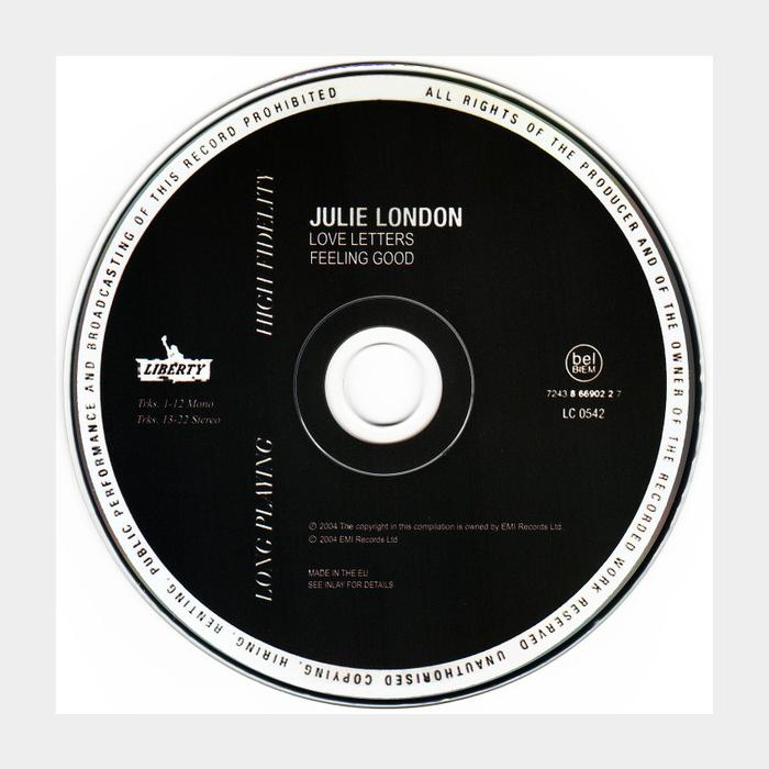 CD Julie London - Love Letters / Feeling Good