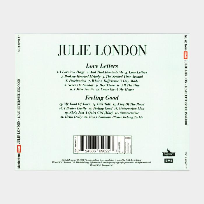 CD Julie London - Love Letters / Feeling Good