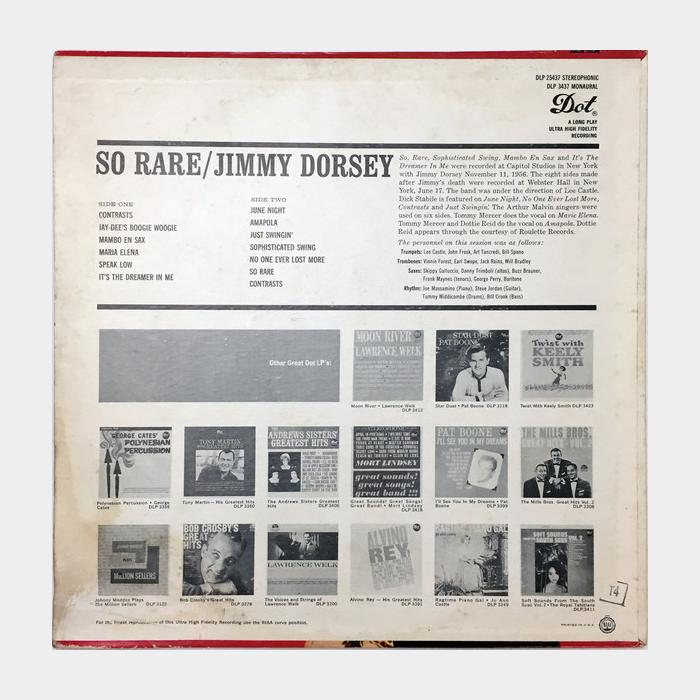 Jimmy Dorsey - So Rare (ex+/ex+)
